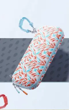 任天堂スイッチNintendo Switch ケース 赤青葉柄