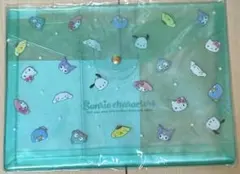 新品未開封 匿名配送サンリオキャラクターズマルチケース 透明・緑