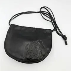 LOEWE　ロエベ　アナグラム　ショルダーバッグ　ナッパレザー　ブラックのサムネイル