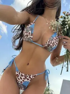 D*様 3時間オークション　新品未使用）セクシー　かわいい　レオパード柄　ビキニ