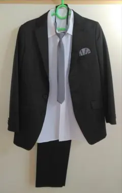 卒業式など、子供用フォーマルスーツ一式 160cm 黒