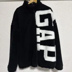 GAP ビックロゴ　ジャケット ブラック　XLサイズ