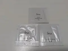 IPSA 化粧下地(ピンク・ブルー)＆リキッドファンデーションサンプル3点セット