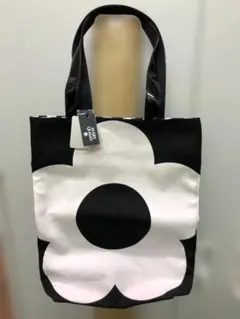極美品 MARY QUANT マリークワント フラワー柄 手提げバッグ タグ付