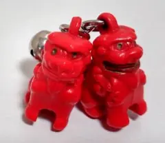 獅子』唐金 時代 置物 喧嘩獅子