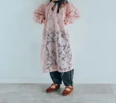 soft cheese 花柄ヴィンテージ風レースワンピース