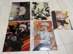 僕のヒーローアカデミア 爆豪勝己 クリアファイル 下敷き 6点セット