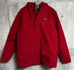 レア　美品　patagonia イスマスパーカー ダウン フリース M レッド