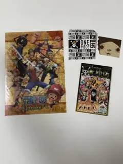 ONE PIECE 展 大阪 クリアファイル・ビブルカード 777巻付き
