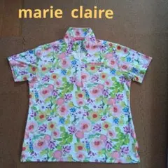 marie claire 半袖ゴルフウェア 花柄