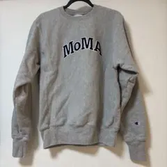 Champion クルーネックスウェットMoMA グレー S