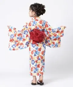 ベビー浴衣 キッズ浴衣　花柄