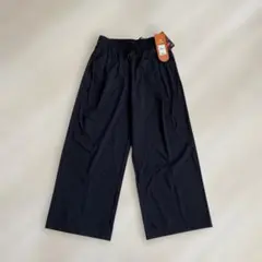 新品 andar Airst ワイドパンツ ショート / Lブラック