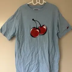KIRSH チェリーTシャツ ライトブルー