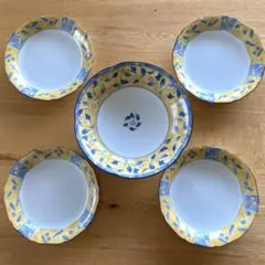 ◆美品◆乃りたけ NORITAKE ノリタケ◆深山吹 大皿・中皿◆5点セット◆