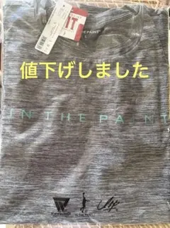 IN THE PAINT Tシャツ Lサイズ ブラック/ホワイト
