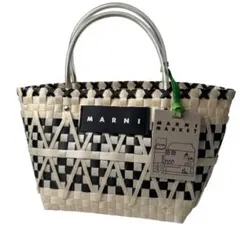 大人気！新品 MARNIサンバスケット かごバッグ ブラックサングラス