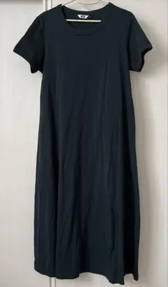 UNIQLO U ダークグリーン Tシャツワンピース Lサイズ