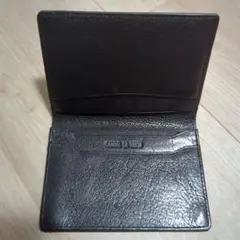 コムサメン 黒 名刺入れ