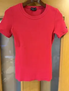 #GUCCI レディースリブニット 半袖 Tシャツ ピンク系 袖ロゴ#Mサイズのサムネイル