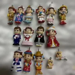 ミニミニペコちゃんマスコットキーホルダー 15個セット