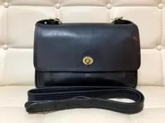 希少 COACH オールドコーチ ショルダーバッグ エルゴ ミニバッグ 赤系