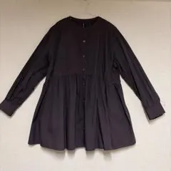 長袖チュニック　シャツ　ペプラムトップスMのサムネイル