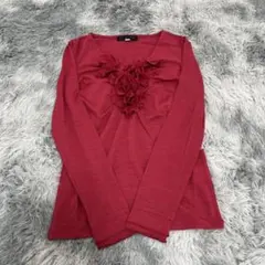 美品MK MICHEL KLEIN フリルトップス 34 S 春 秋 レディースのサムネイル
