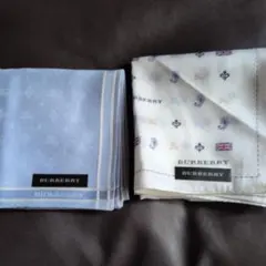 新品未使用　BURBERRY シルクハンカチ 2枚セット