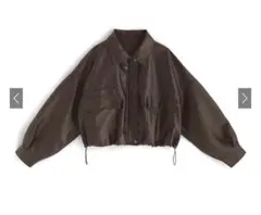 襟2Wayレザーブルゾン[fo1951]