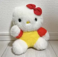 ハローキティ ぬいぐるみ 平成レトロ 当時物 希少品 初期顔 顔違い