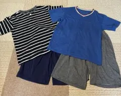 UNIQLO KIDS AIRism パジャマ 4点セット 130 まとめ売り