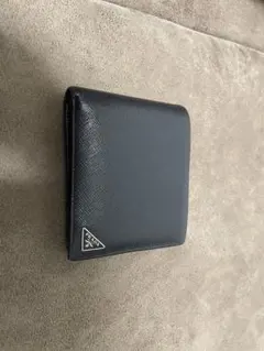 プラダ 2MO738 レザー トライアングルロゴ 二つ折り財布 PRADA 美品
