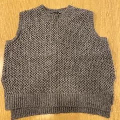 mizuiro ind グレー ニットベスト