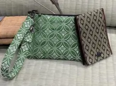 【気まぐれセット】畳縁　小物　ポーチ　ストラップ　カードケース　新品