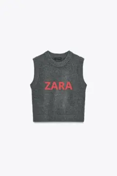 ZARA　ソフトニットベスト　XL