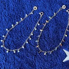 スタージュエリー ブレスレット k10 マルチカラー ホワイトゴールド 