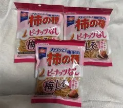 亀田の柿の種　梅しそ 3袋セット ピーナッツなしのサムネイル