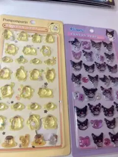 ②枚セット　ボンボンドロップシール