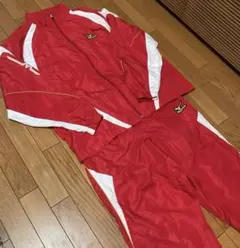 ミズノプロ セットアップ トレーニングウェア ジャージ 上下 XOサイズ赤