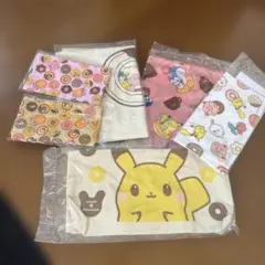 ポケモン トートバッグ2個　エコバッグ1個　ポーチセット 2個　ハンドタオル1個