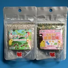 黒瀬ペットフード　チアシード30g と鳥あえず健康三昧30g 2個セットのサムネイル