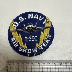 米空軍　第176戦闘飛行隊　F35 パッチ　ワッペン　セット 航空自衛隊 F-35戦闘機パッチ