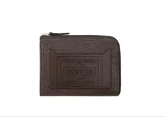 PORTER ブラウン L字ファスナー財布