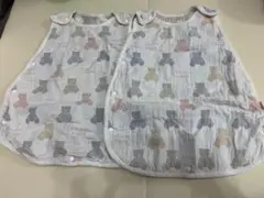 ジェラートピケ スリーパー 2枚セット くま 双子