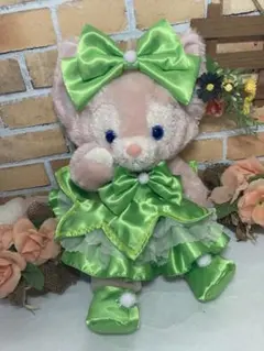 リーナベルＳ　ティンカーベル風　グリーンワンピース６点コスチューム　ステラルー