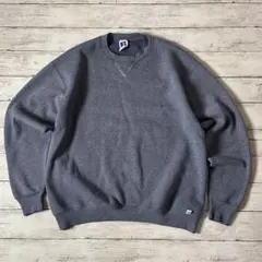 ひ*ろ様 90s USA製 ラッセルアスレチック スウェット XL グレー 無地