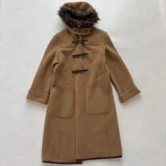 MOGA ダッフルコート ファー付 ロング 2（D305）