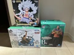 ワンピース MASTERLISE 一番くじ　ルフィ　ゾロ　クロコダイル　3セット