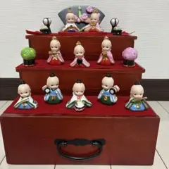 ローズオニール　キューピー　お雛様3段飾り　雛人形
